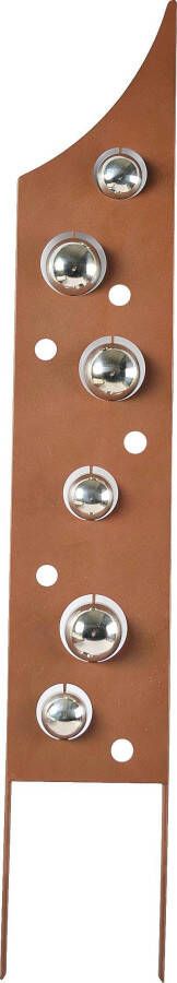Locker Deco-windmolen Rusty Bubbles in roestlook materiaalmix 99 cm hoog - Foto 2