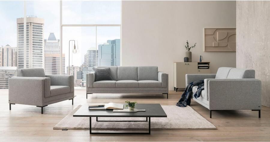 LOOKS BY WOLFGANG JOOP 3-zitsbank LOOKS VII heldere lijnen chic design - Foto 3