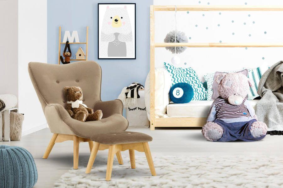 Home affaire Fauteuil Duca mini in een kleine versie voor kinderen - Foto 2