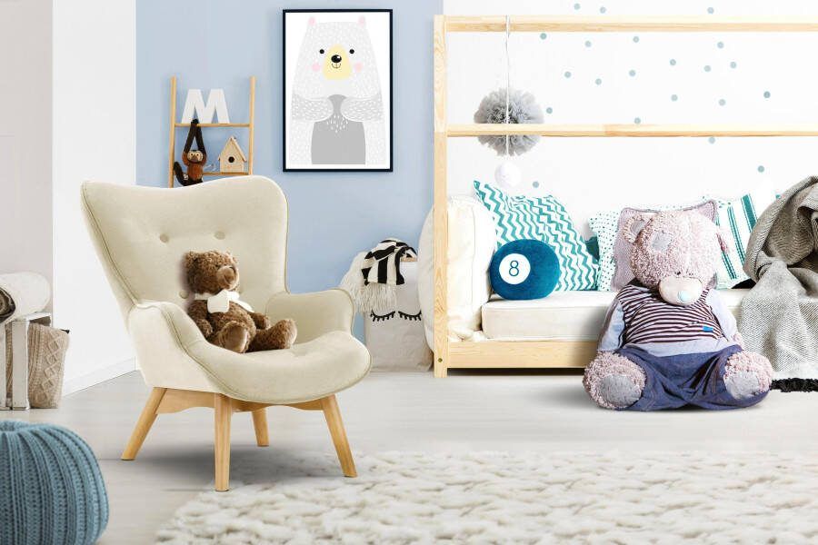 Home affaire Fauteuil Duca mini in een kleine versie voor kinderen - Foto 4