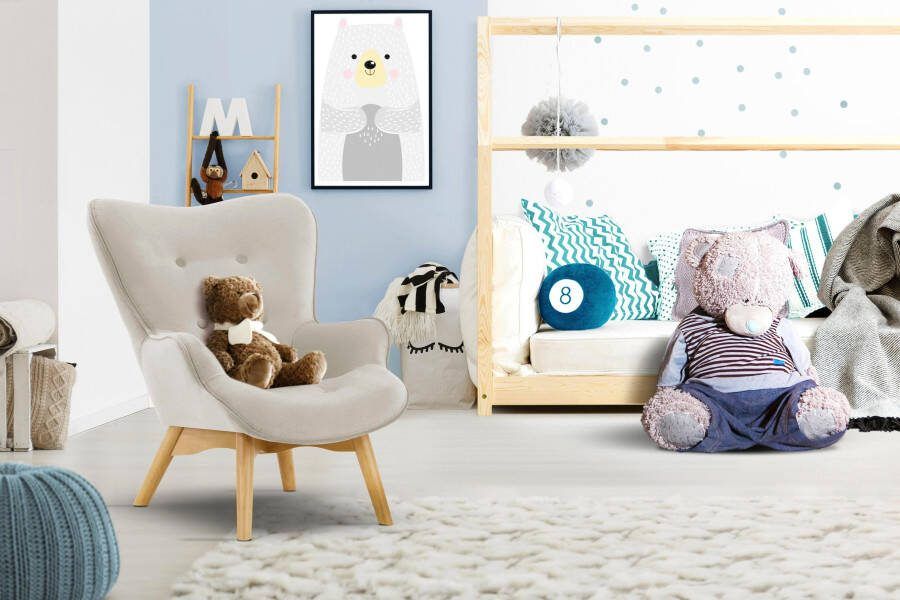 Home affaire Fauteuil Duca mini in een kleine versie voor kinderen - Foto 3