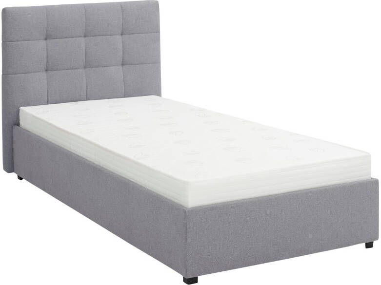 Lüttenhütt Gestoffeerd bed Endres met bedkist naar keuze zonder matras lattenbodem of incl. matras - Foto 13