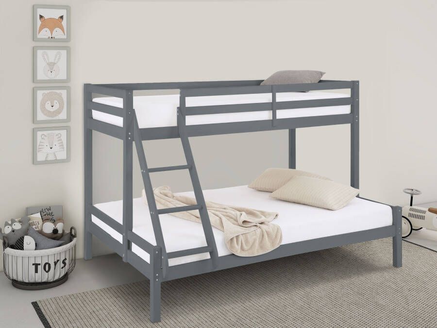 Lüttenhütt Kinderledikant Alpi Stapelbed Etagebed onderste ligvlak 140cm breed - Foto 1