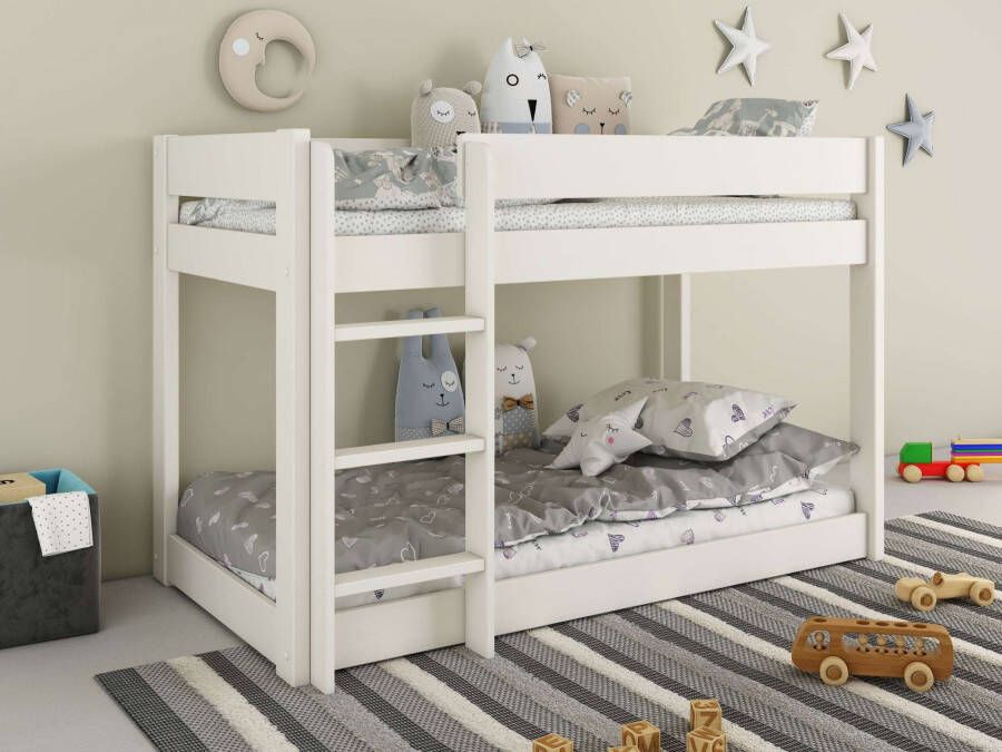 Lüttenhütt Kinderledikant ROBIN Bed Stapelbed Ladder toegang kan aan beide zijden worden gemonteerd - Foto 4