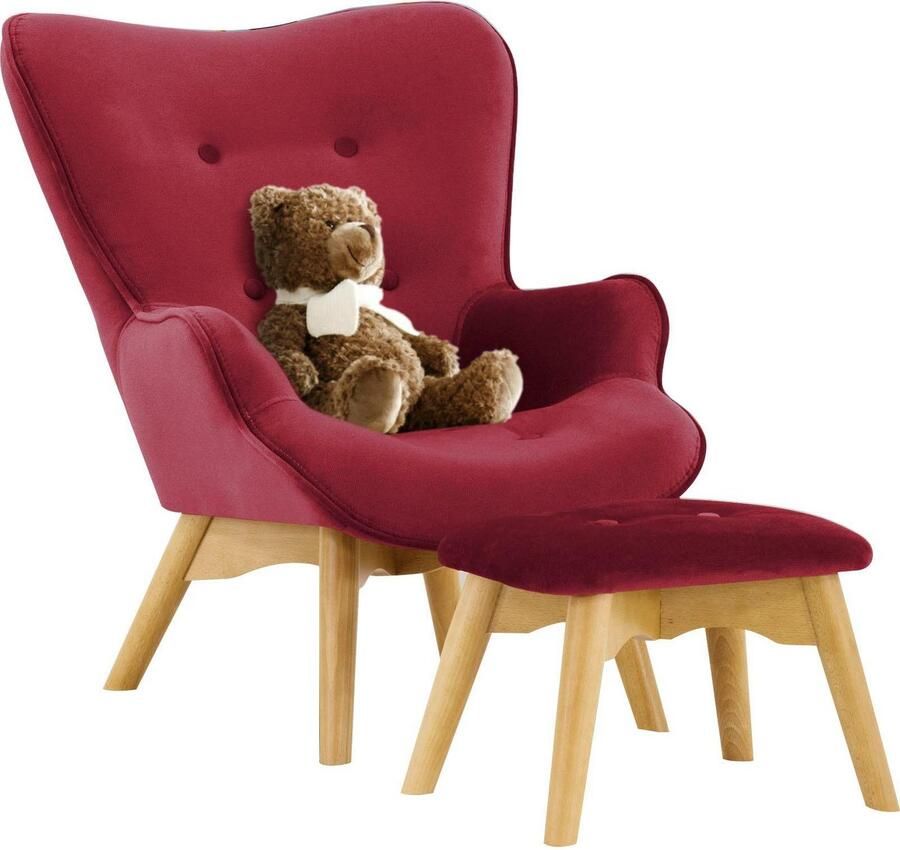 Home affaire Fauteuil Duca mini in een kleine versie voor kinderen - Foto 2