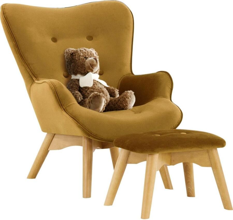 Home affaire Fauteuil Duca mini in een kleine versie voor kinderen - Foto 2