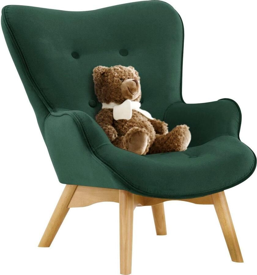 Home affaire Fauteuil Duca mini in een kleine versie voor kinderen - Foto 2