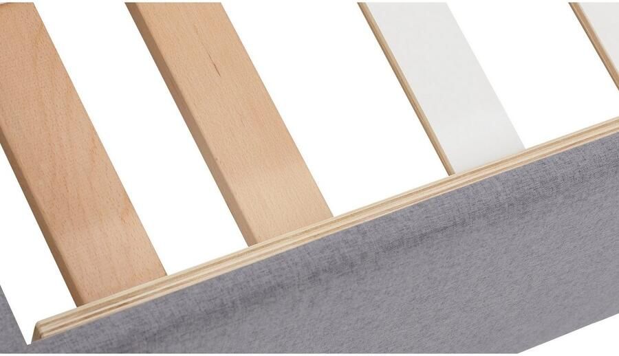 Lüttenhütt Gestoffeerd bed Endres met bedkist naar keuze zonder matras lattenbodem of incl. matras - Foto 9