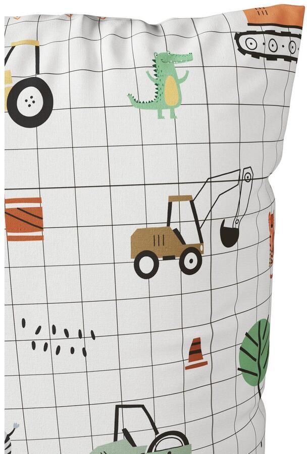 Lüttenhütt Kinderovertrekset Cuddlee in veel ontwerpen: dino eenhoorn ruimte bouwplaats hart tractor safari (2-delig) - Foto 11