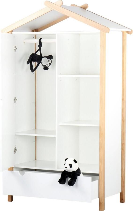 Artistiq Living Artistiq Kledingkast Home 187 x 112cm Wit - Foto 3