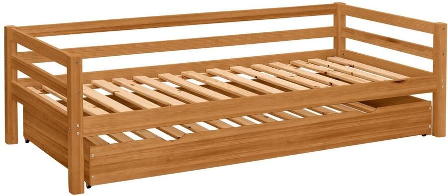 Lüttenhütt Slaapbank Alpi met lade van grenenhout totale breedte 103 cm kinderbed (1 stuk) - Foto 8