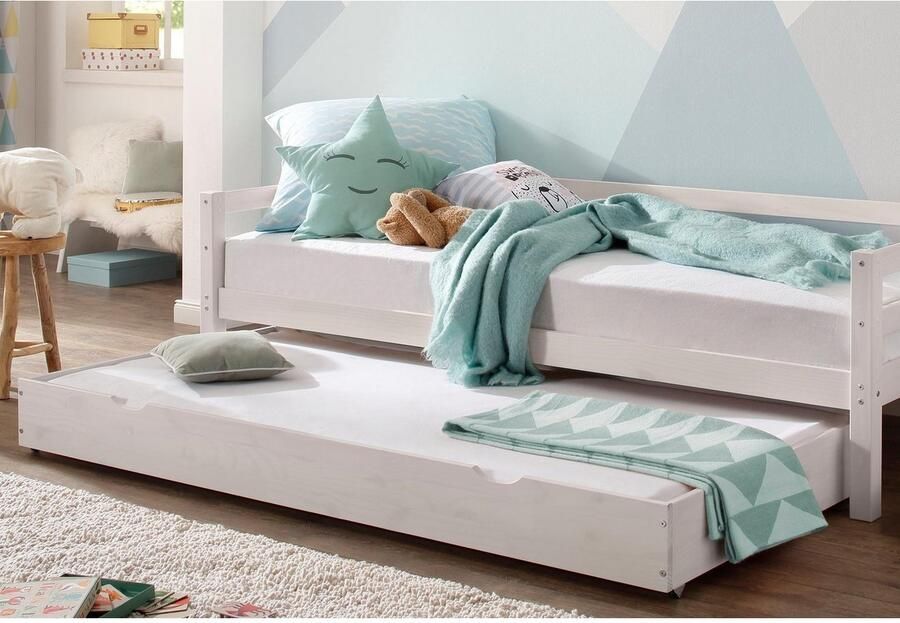 Lüttenhütt Slaapbank Alpi met lade van grenenhout totale breedte 103 cm kinderbed (1 stuk) - Foto 2