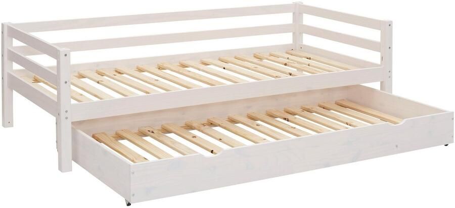 Lüttenhütt Slaapbank Alpi met lade van grenenhout totale breedte 103 cm kinderbed (1 stuk) - Foto 9