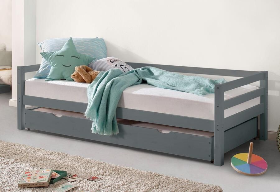 Lüttenhütt Slaapbank Alpi met lade van grenenhout totale breedte 103 cm kinderbed (1 stuk) - Foto 9