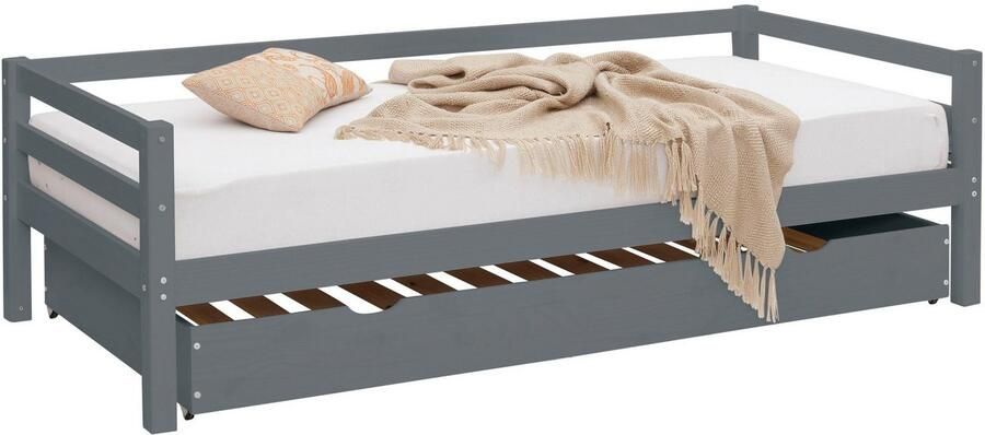 Lüttenhütt Slaapbank Alpi met lade van grenenhout totale breedte 103 cm kinderbed (1 stuk) - Foto 7