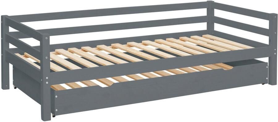 Lüttenhütt Slaapbank Alpi met lade van grenenhout totale breedte 103 cm kinderbed (1 stuk) - Foto 8