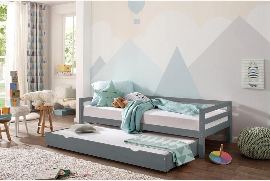 Lüttenhütt Slaapbank Alpi met lade van grenenhout totale breedte 103 cm kinderbed (1 stuk) - Foto 3