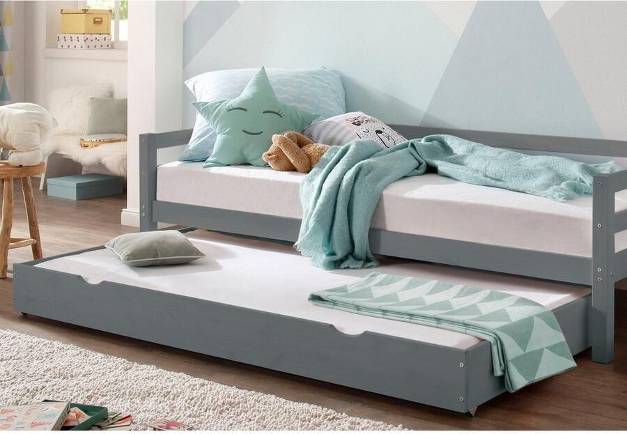 Lüttenhütt Slaapbank Alpi met lade van grenenhout totale breedte 103 cm kinderbed (1 stuk)