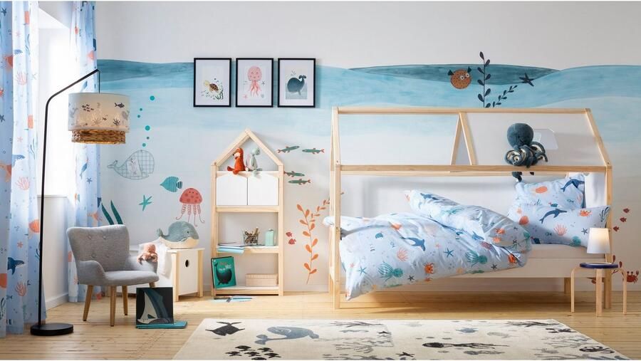 Lüttenhütt Wanddecoratie Willi met frame zwart (1 stuk) - Foto 9