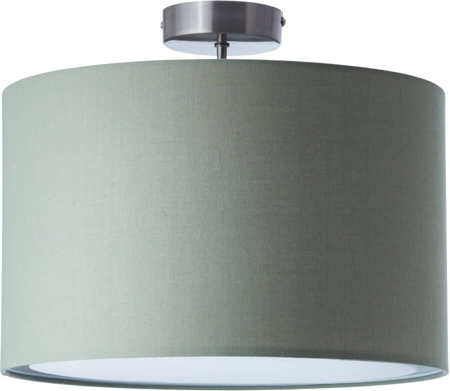 My home Plafondlamp Lüchte Plafondlamp met stof kap ø 40 cm hoogte 32 cm