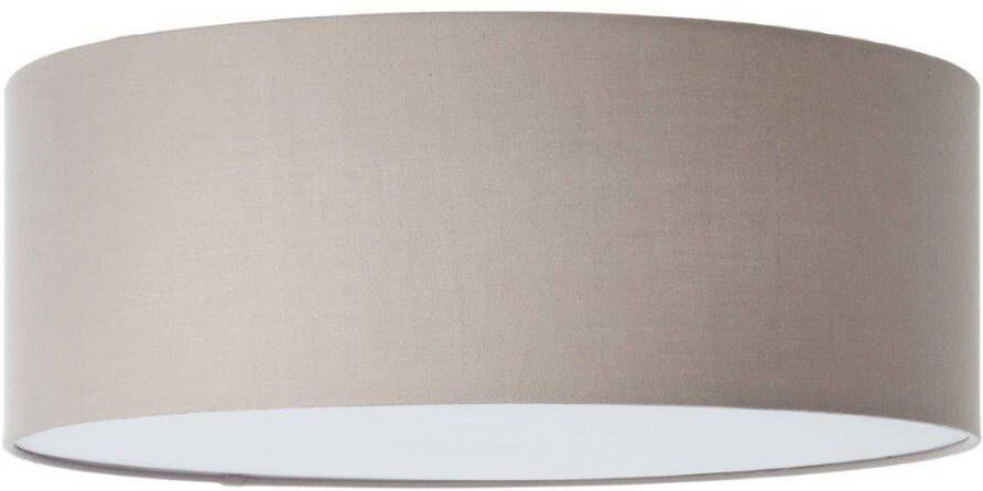 My home Plafondlamp Lüchte Stof scherm uni greige plafondlamp ø 45 cm (1 stuk) - Foto 4