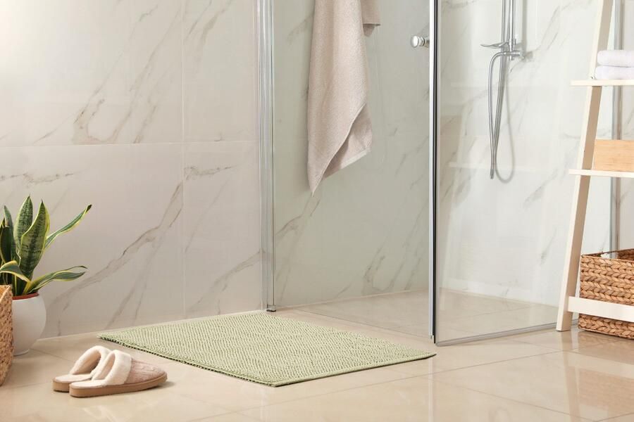 LUXOR living Badmat Atlanta 50x80 cm Badmat douchemat effen kleuren sterk absorberend (1 stuk) - Foto 5