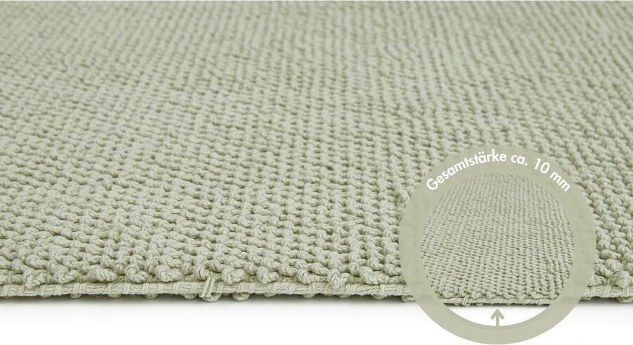 LUXOR living Badmat Atlanta 50x80 cm Badmat douchemat effen kleuren sterk absorberend (1 stuk) - Foto 4