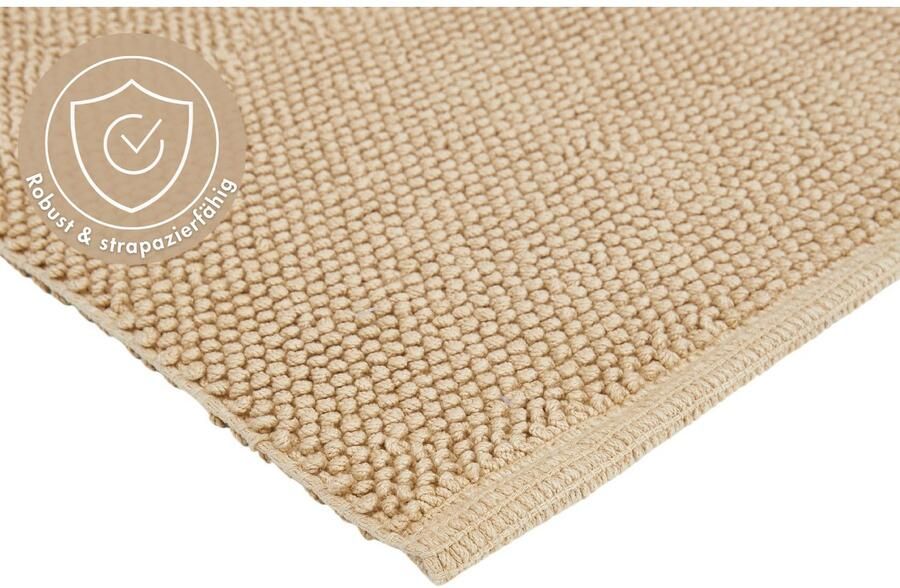 LUXOR living Badmat Atlanta 50x80 cm Badmat douchemat effen kleuren sterk absorberend (1 stuk) - Foto 3