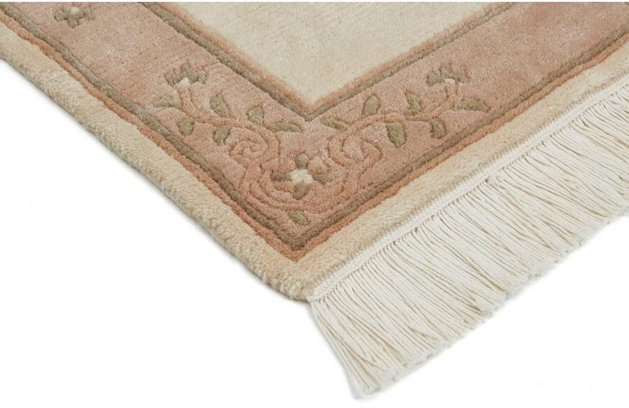 LUXOR living Wollen kleed Giza 100% wol handgeknoopt met bies en franjes - Foto 6