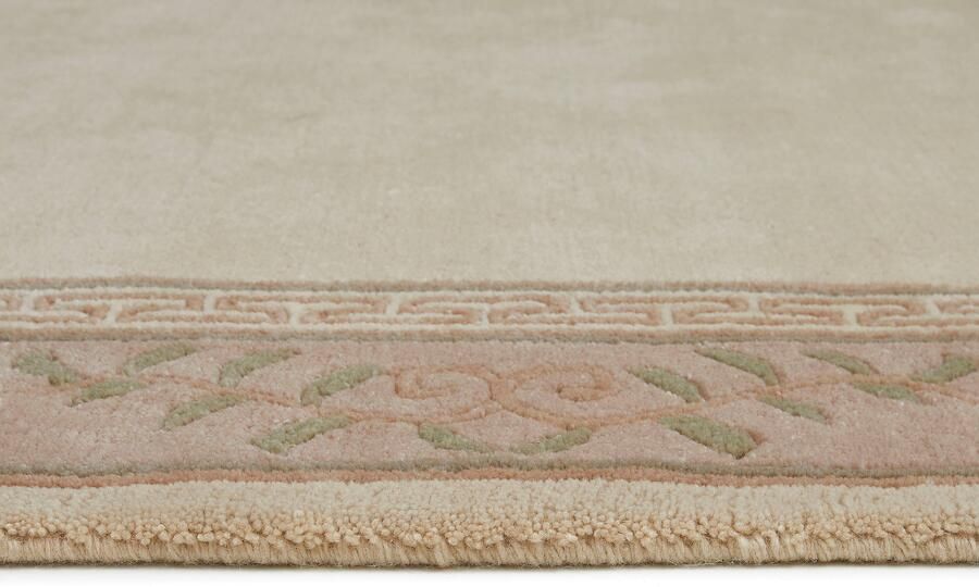 LUXOR living Wollen kleed Giza 100% wol handgeknoopt met bies en franjes - Foto 10