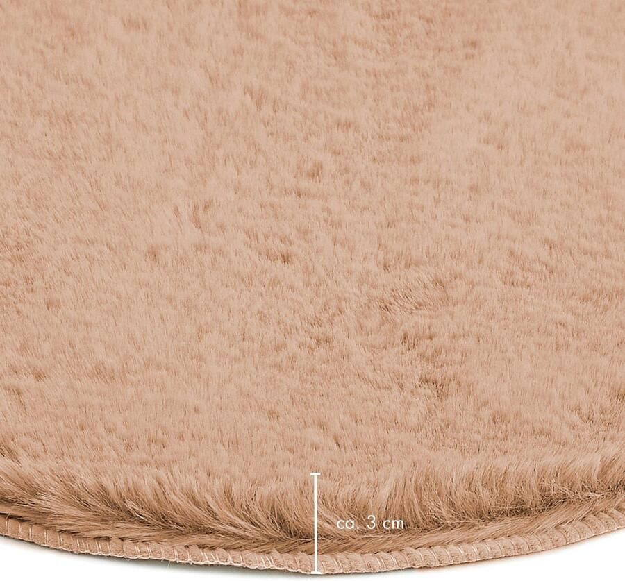 LUXOR living Stoelkussen Zitkussen Calais Kunstbont vierkant of rond verkrijgbaar zeer zacht ook als 4-pack - Foto 5