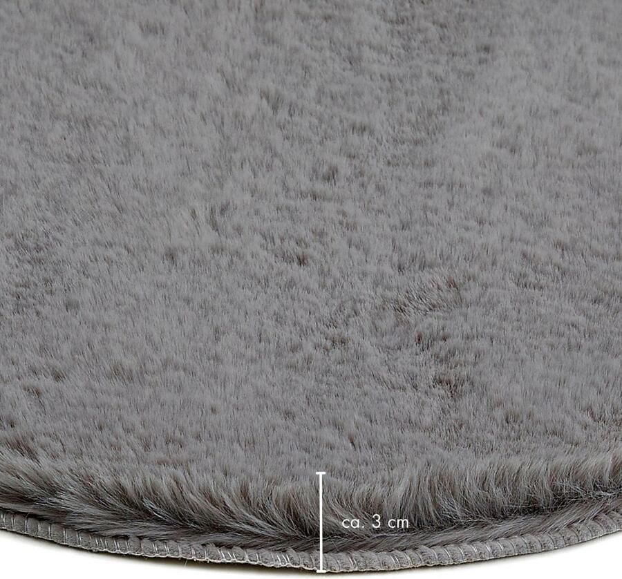 LUXOR living Stoelkussen Zitkussen Calais Kunstbont vierkant of rond verkrijgbaar zeer zacht ook als 4-pack - Foto 5