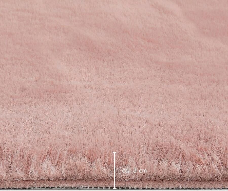 LUXOR living Stoelkussen Zitkussen Calais Kunstbont vierkant of rond verkrijgbaar zeer zacht ook als 4-pack - Foto 8