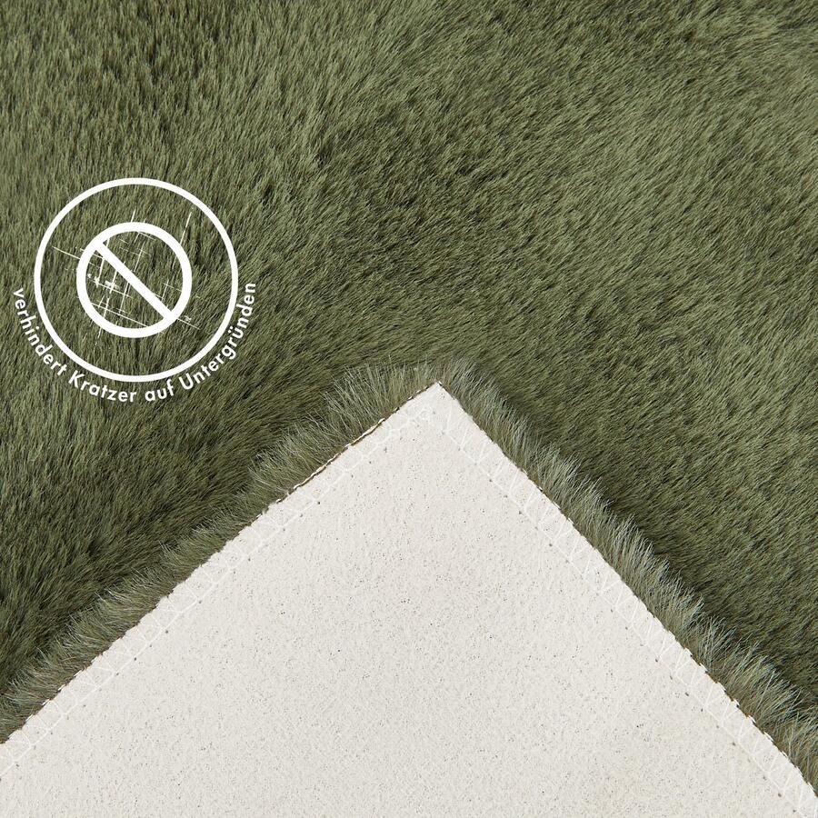 LUXOR living Stoelkussen Zitkussen Calais Kunstbont vierkant of rond verkrijgbaar zeer zacht ook als 4-pack