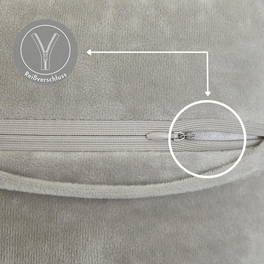 LUXOR living Vachtkussen Sierkussen Novara Imitatiebont vierkant 40x40 cm zeer zacht met vulling woonkamer (1 stuk)