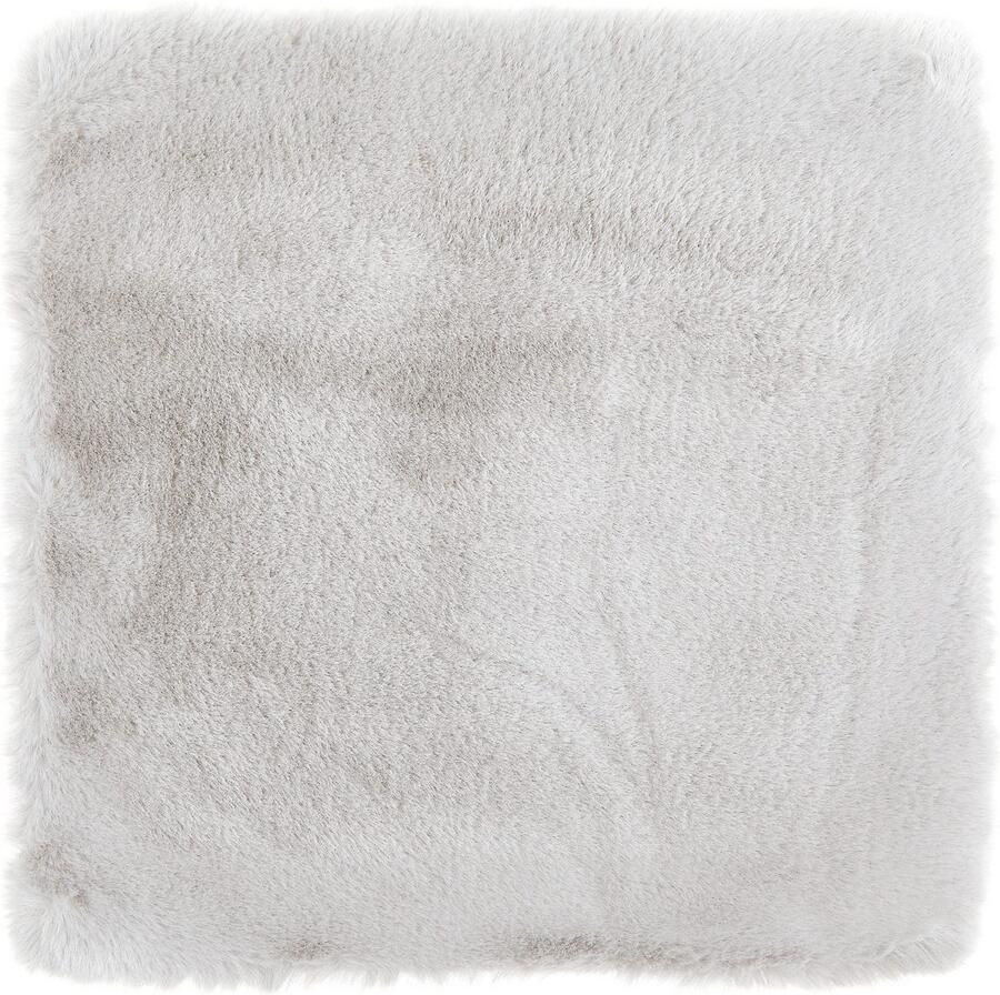 LUXOR living Vachtkussen Sierkussen Novara Imitatiebont vierkant 40x40 cm zeer zacht met vulling woonkamer (1 stuk) - Foto 2