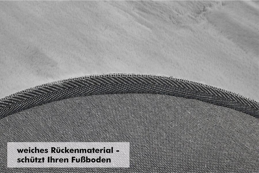 LUXOR living Vachtvloerkleed NOVARA Imitatiebont voelt als konijnenbont bijzonder zachte hoge pool - Foto 5