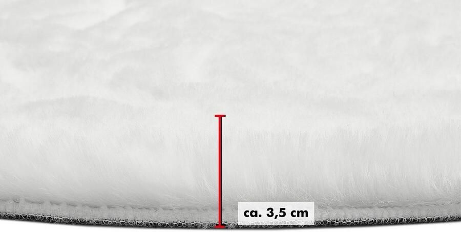 LUXOR living Vachtvloerkleed NOVARA Imitatiebont voelt als konijnenbont bijzonder zachte hoge pool - Foto 10