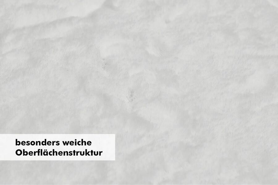 LUXOR living Vachtvloerkleed NOVARA Imitatiebont voelt als konijnenbont bijzonder zachte hoge pool - Foto 6