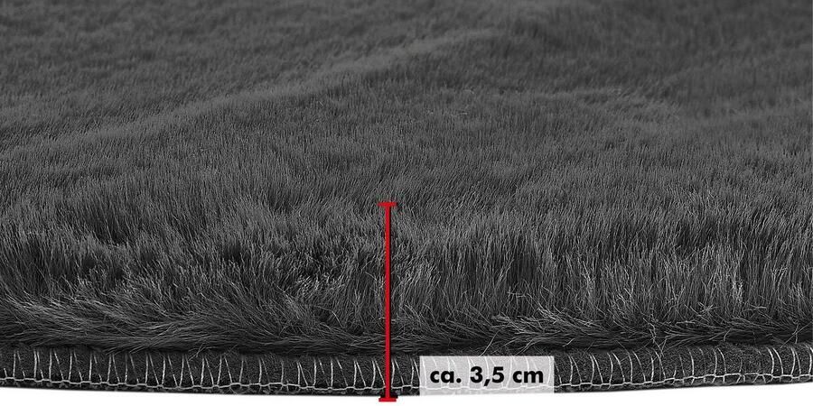 LUXOR living Vachtvloerkleed NOVARA Imitatiebont voelt als konijnenbont bijzonder zachte hoge pool - Foto 9