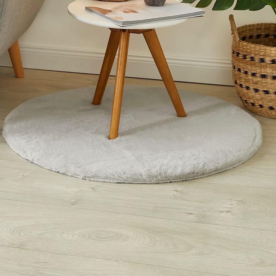 LUXOR living Vachtvloerkleed NOVARA Imitatiebont voelt als konijnenbont bijzonder zachte hoge pool - Foto 2
