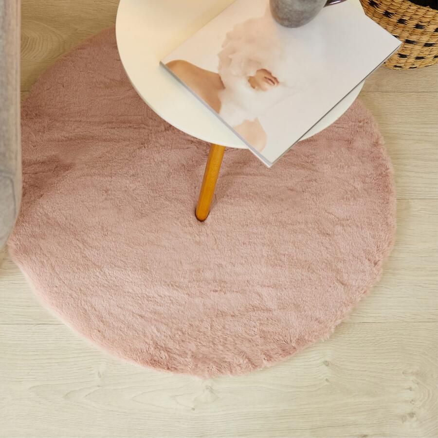 LUXOR living Vachtvloerkleed NOVARA Imitatiebont voelt als konijnenbont bijzonder zachte hoge pool - Foto 2