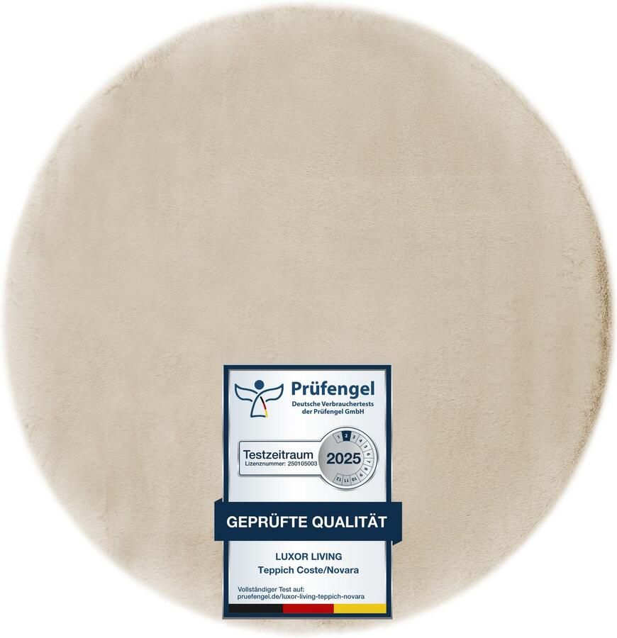 LUXOR living Vachtvloerkleed NOVARA Imitatiebont voelt als konijnenbont bijzonder zachte hoge pool - Foto 4