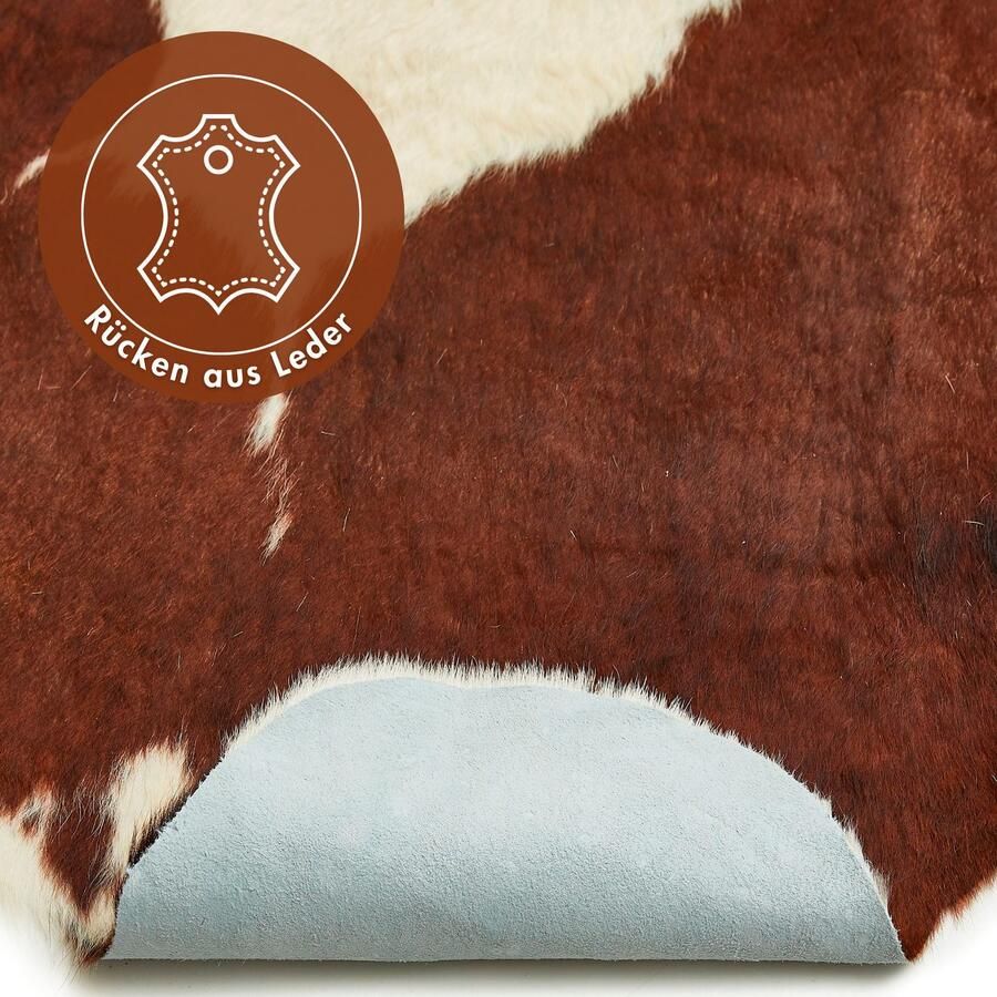 LUXOR living Vachtvloerkleed Rinderfell echte runderhuid natuurproduct iedere huid is uniek