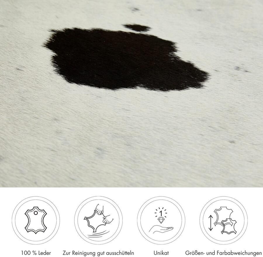LUXOR living Vachtvloerkleed Rinderfell echte runderhuid natuurproduct iedere huid is uniek - Foto 3