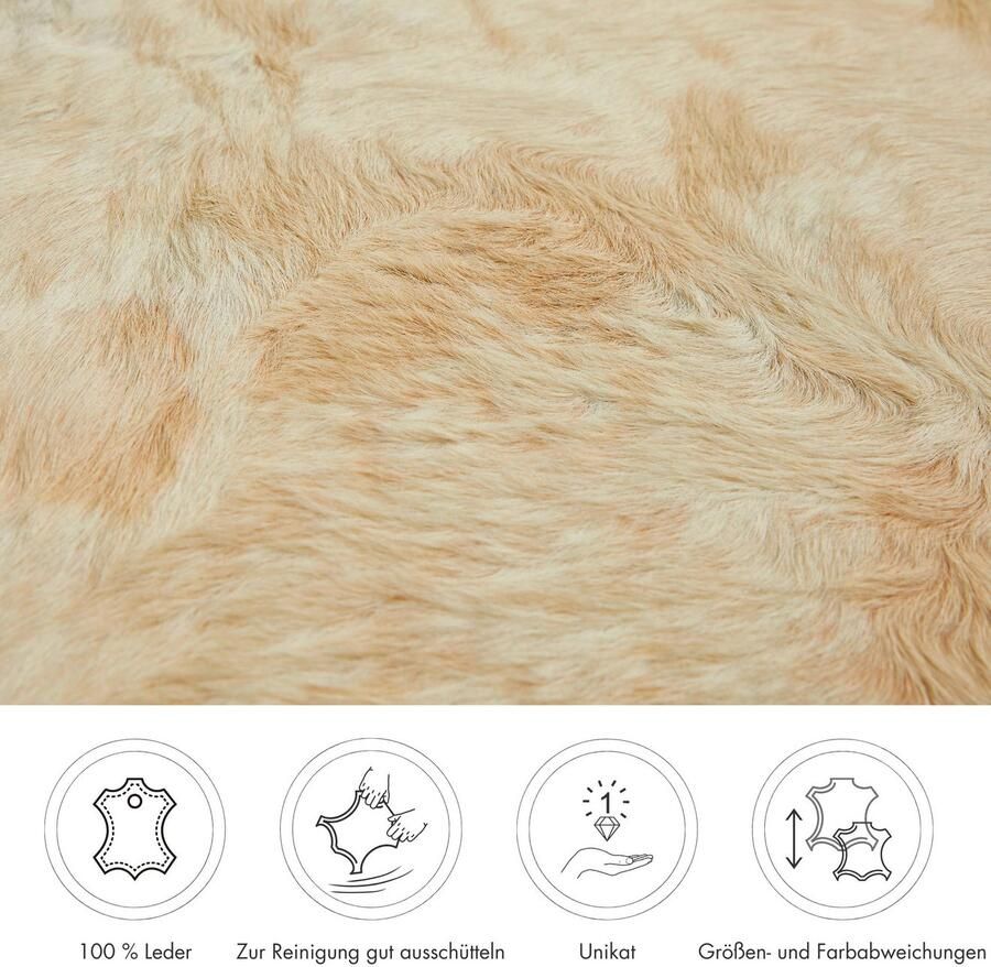 LUXOR living Vachtvloerkleed Rinderfell echte runderhuid natuurproduct iedere huid is uniek - Foto 2