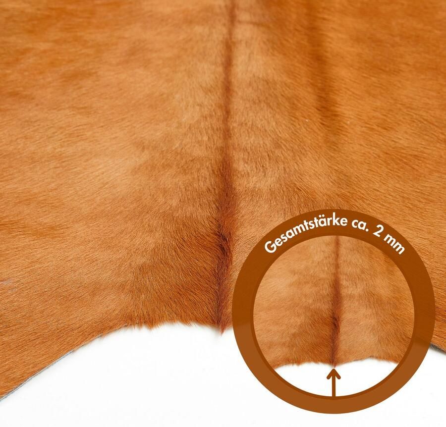 LUXOR living Vachtvloerkleed Rinderfell echte runderhuid natuurproduct iedere huid is uniek - Foto 6