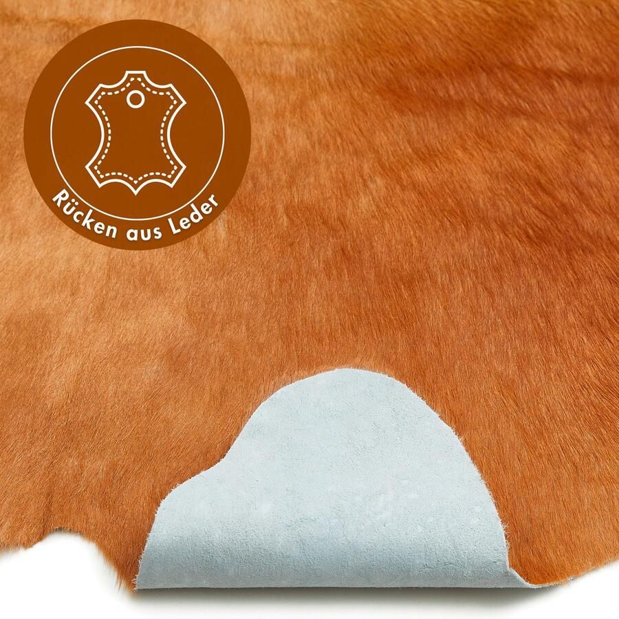LUXOR living Vachtvloerkleed Rinderfell echte runderhuid natuurproduct iedere huid is uniek