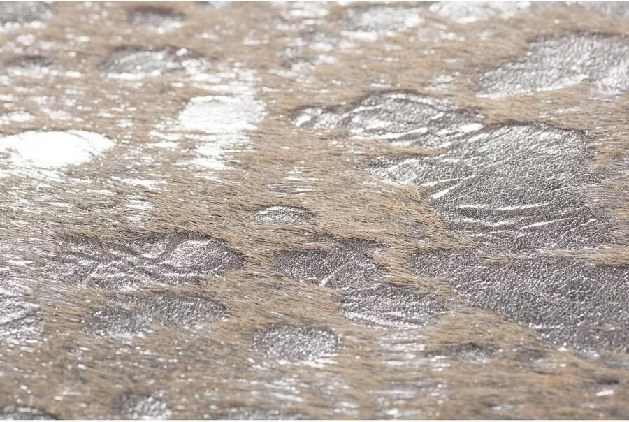 LUXOR living Vachtvloerkleed Runderhuid Deluxe echt rundleer met metallic glanzende accenten natuurproduct - Foto 2