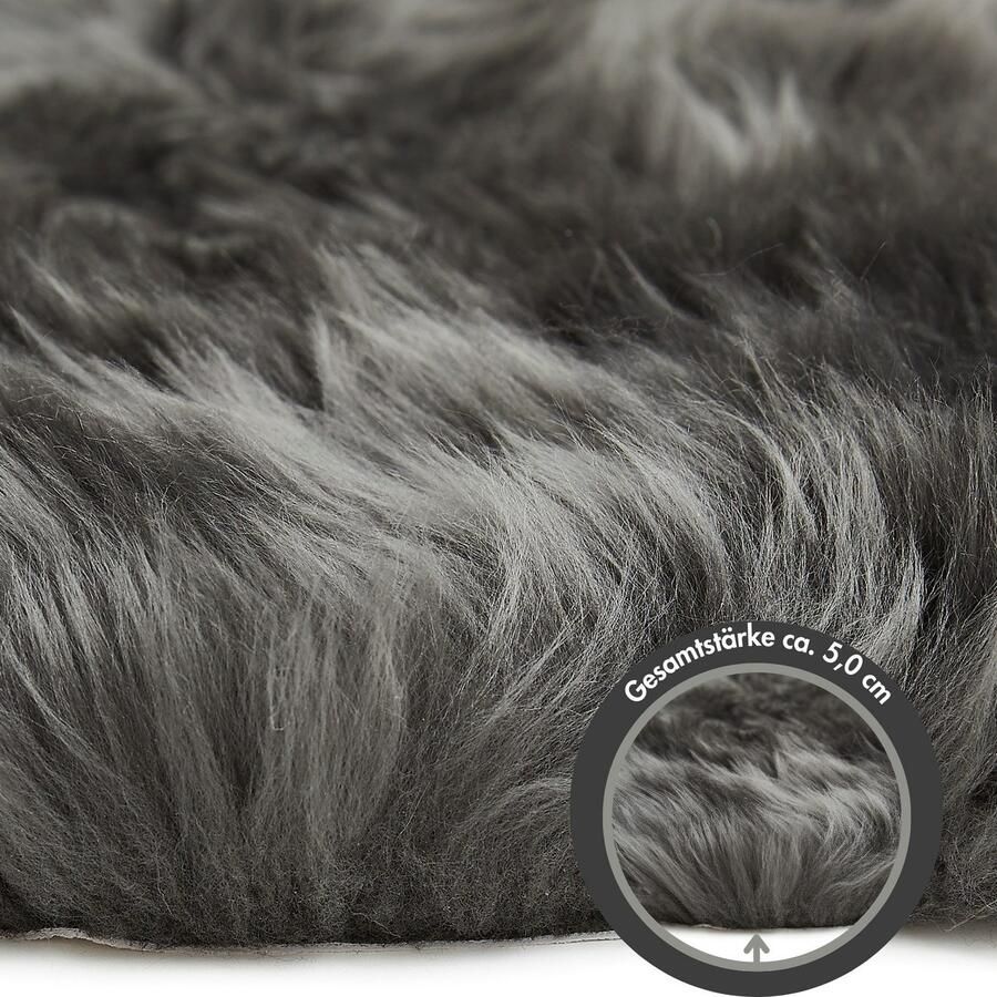 LUXOR living Vachtvloerkleed Schapenvacht Namika echte lamsvacht zacht & pluizig grote keus in kleuren in 2 afmetingen